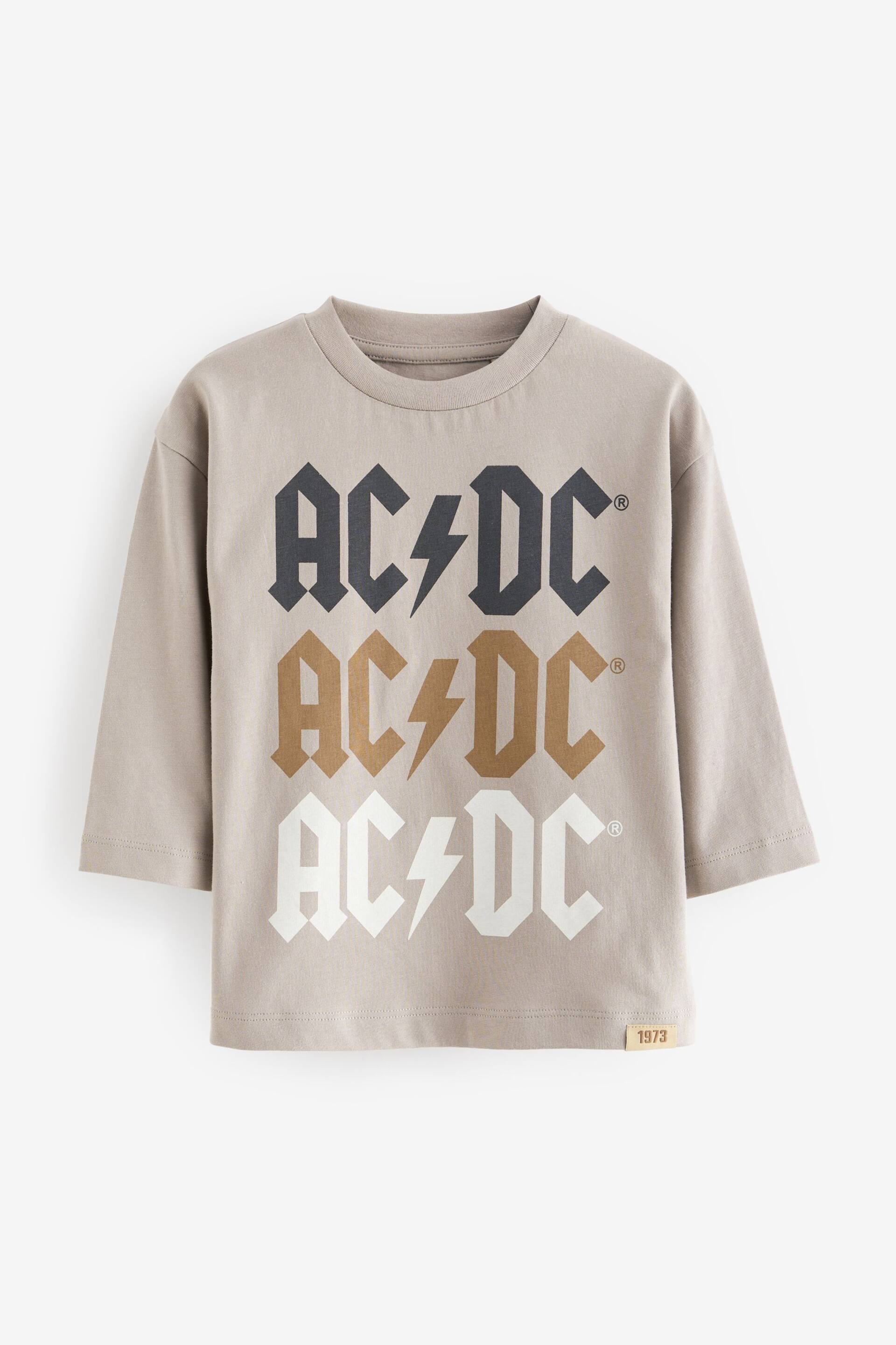 Grey ACDC Long Sleeve T-Shirt (3mths-8yrs) - Image 5 of 8