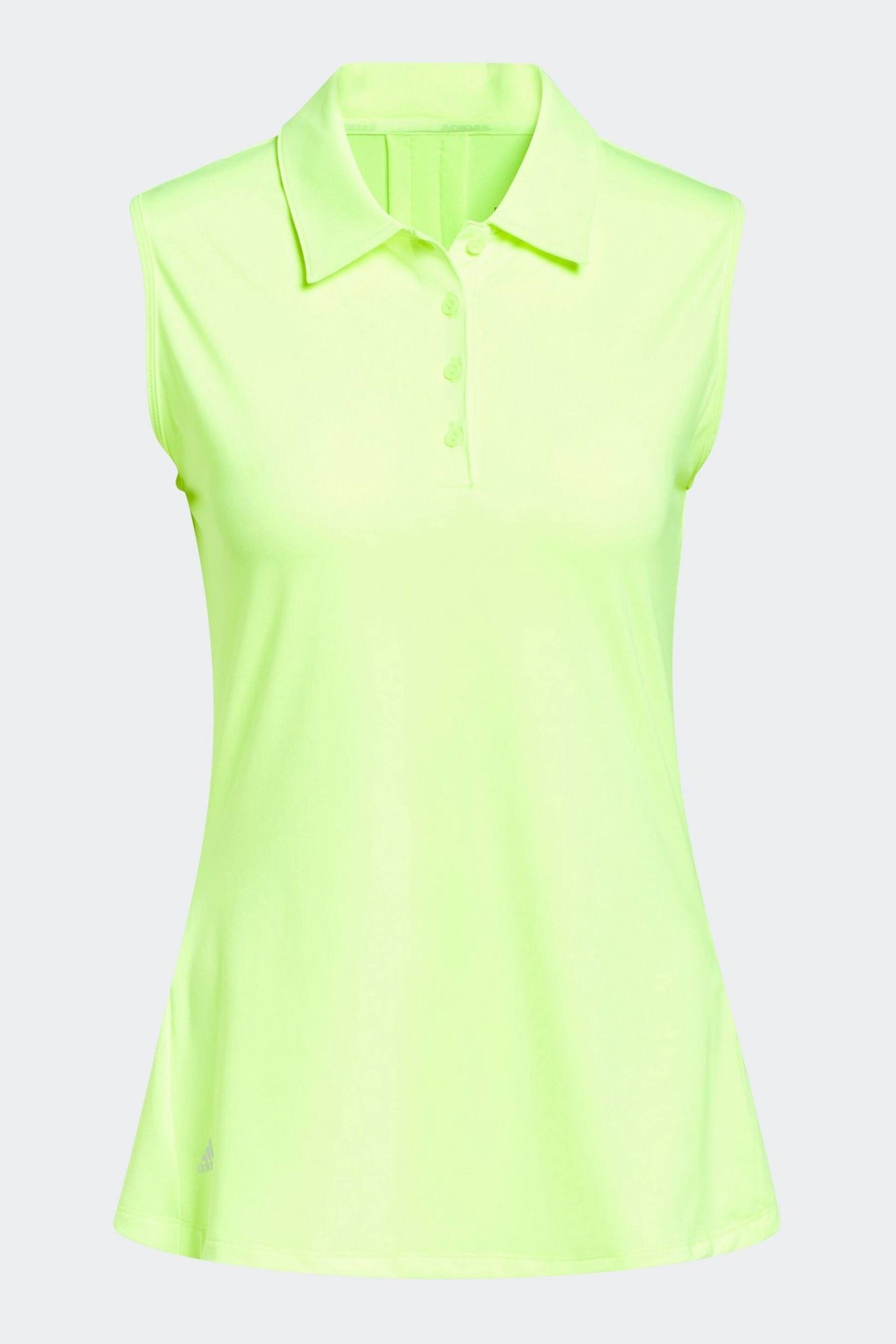 adidas Golf Ultimate 365 Solid Sleeveless Polo Shirt - Image 7 of 7