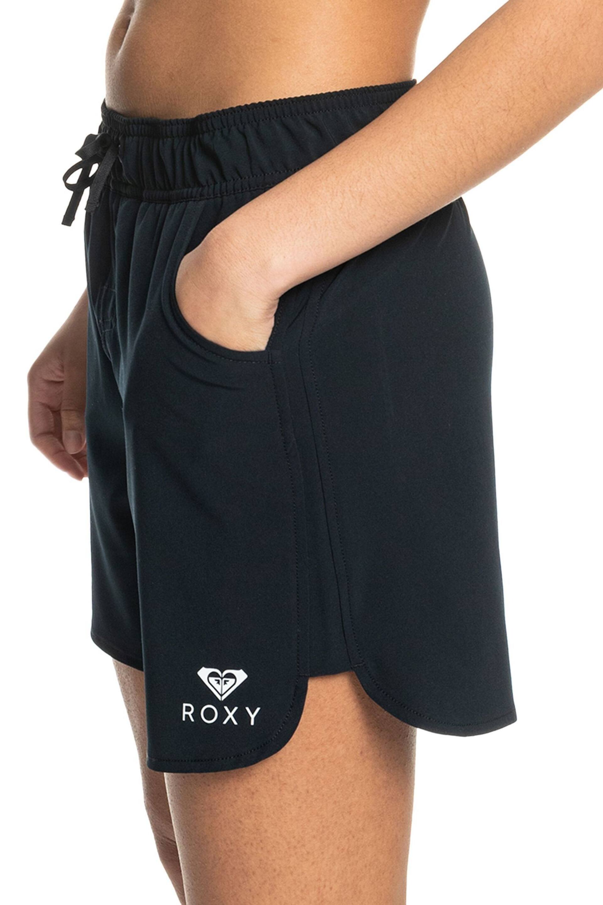 Roxy Wave 5 Inch Black Board Swim Shorts - Image 3 of 7