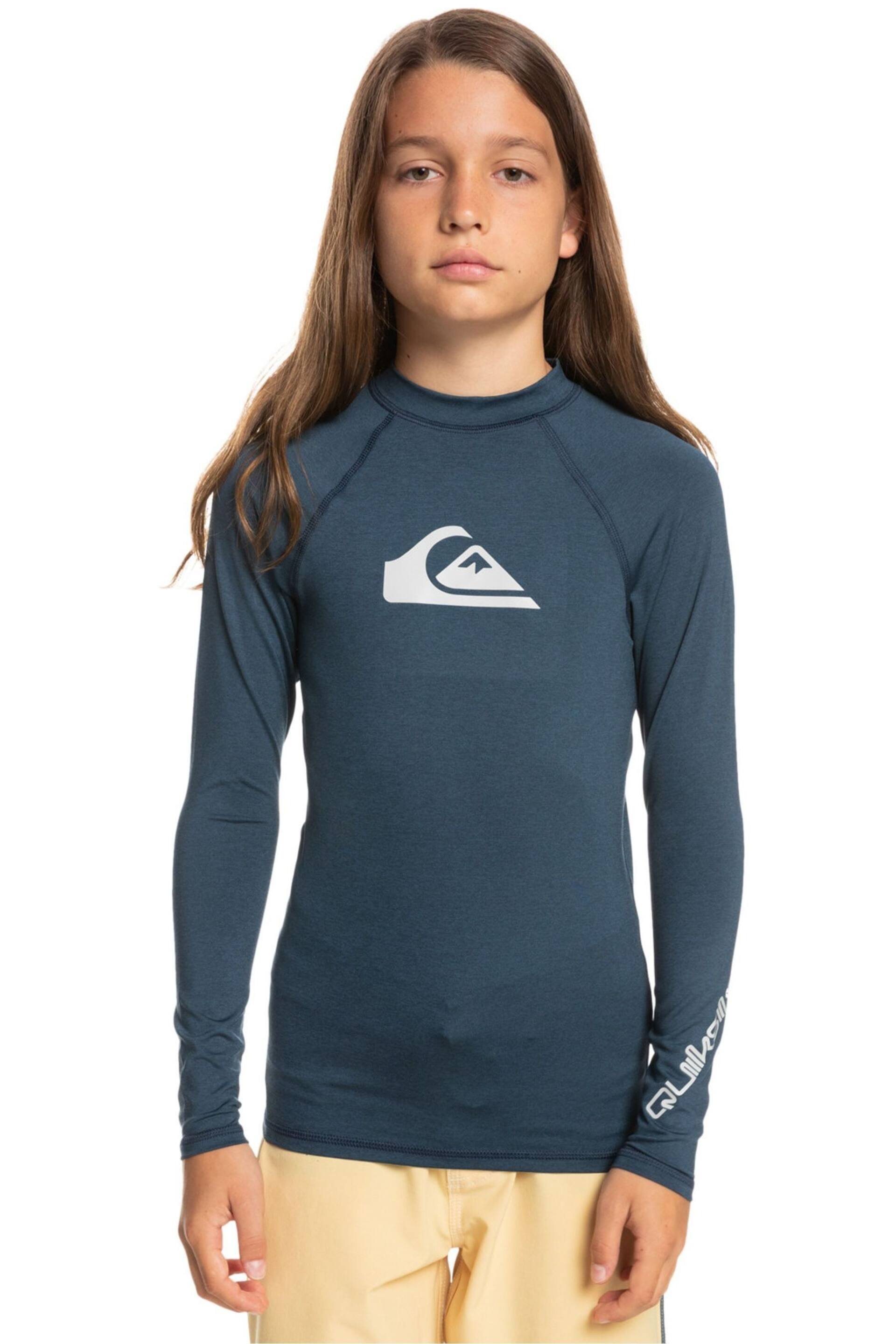 Quiksilver All Time Long Sleeves Rash Vest - Image 1 of 4