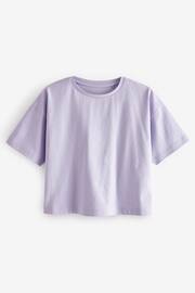 Purple Lilac Blue Daisy Heart Pyjamas 2 Packs (3-16yrs) - Image 8 of 11