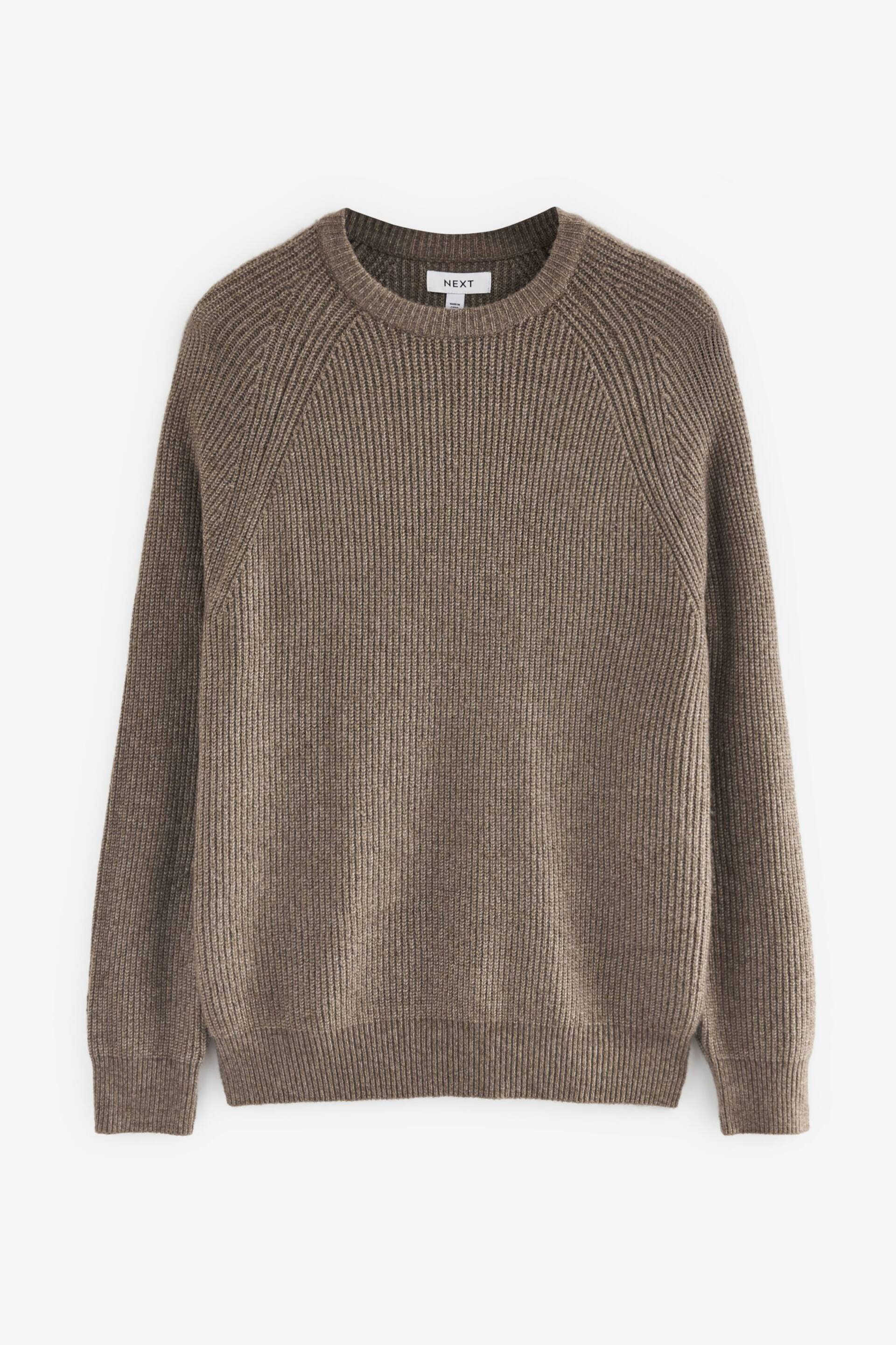 Neutral Regular Cosy Rib Knitted Jumper - Image 2 of 4