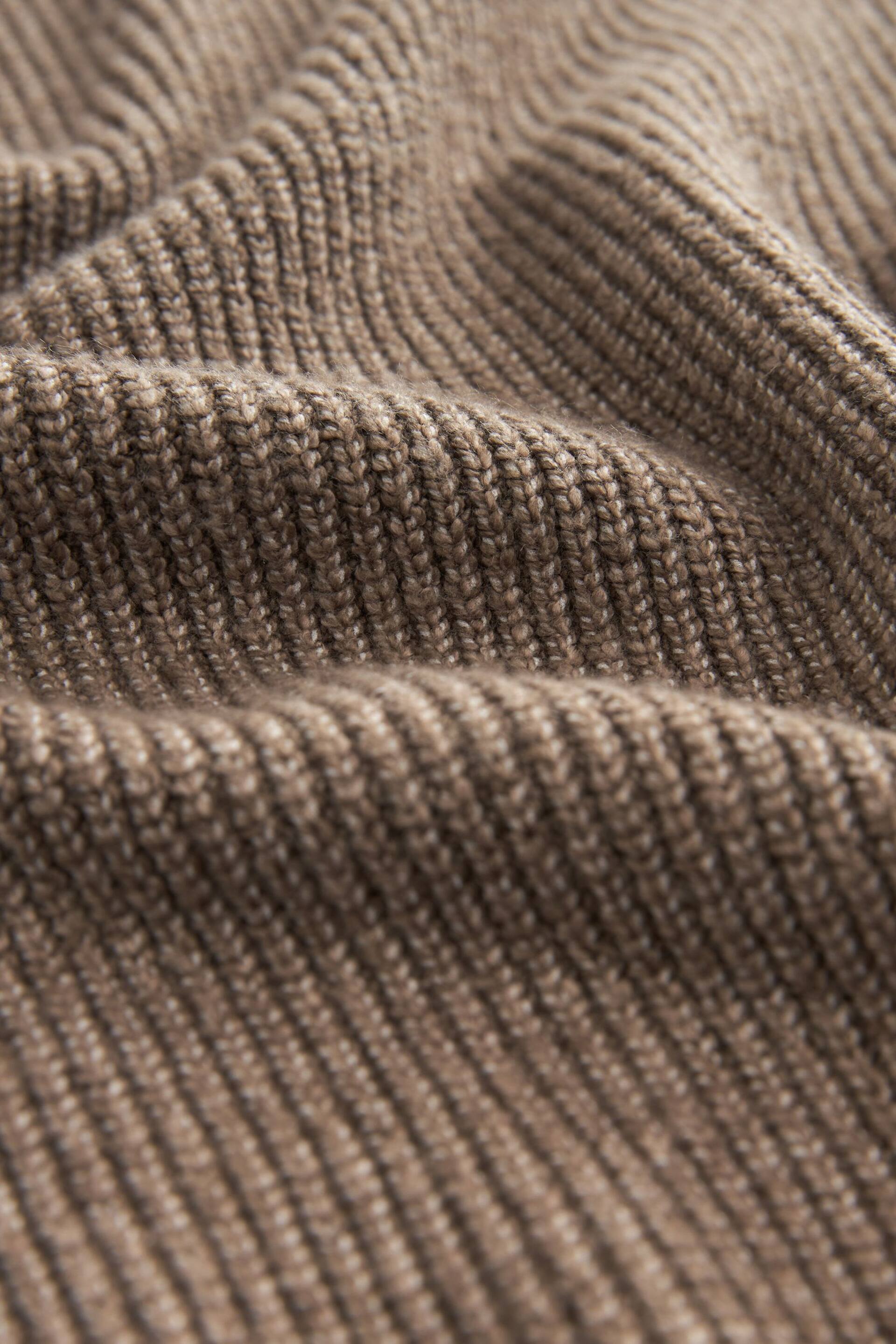 Neutral Regular Cosy Rib Knitted Jumper - Image 4 of 4