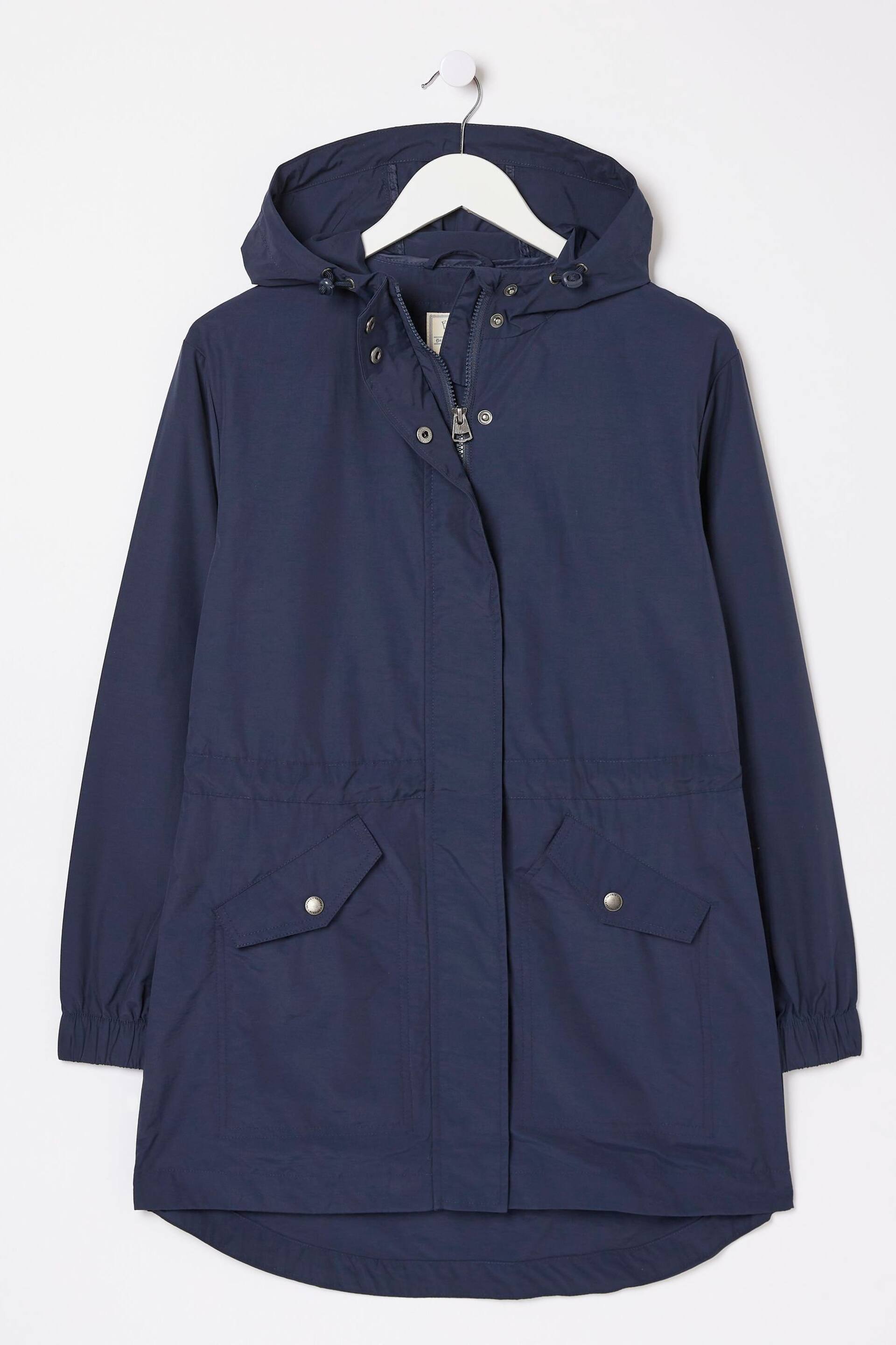 FatFace Blue Lily Lightweight Parka - Image 1 of 1