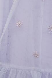Reiss Lilac Fifi Senior Tulle Embroidered Dress - Image 6 of 6