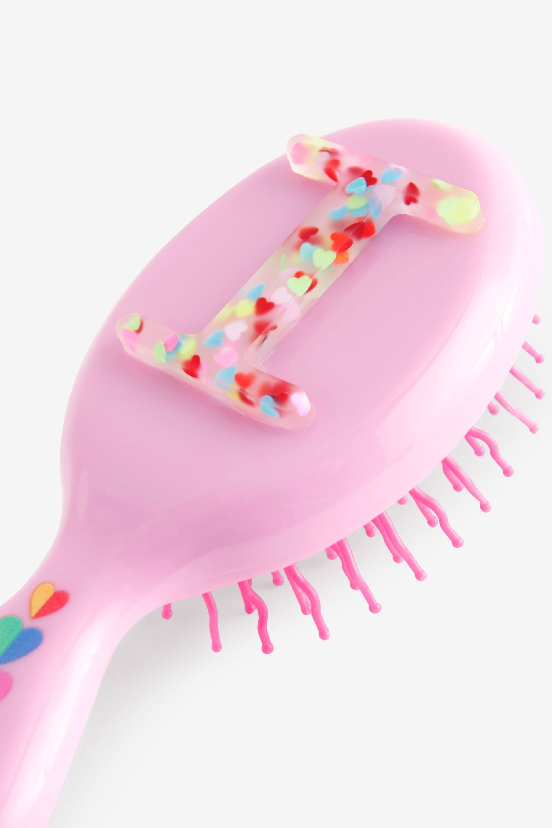 Bright Pink I Inital Hairbrush - Image 3 of 3