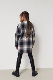 Black/White Check Oversized Shirt (3-16yrs) - Image 3 of 6