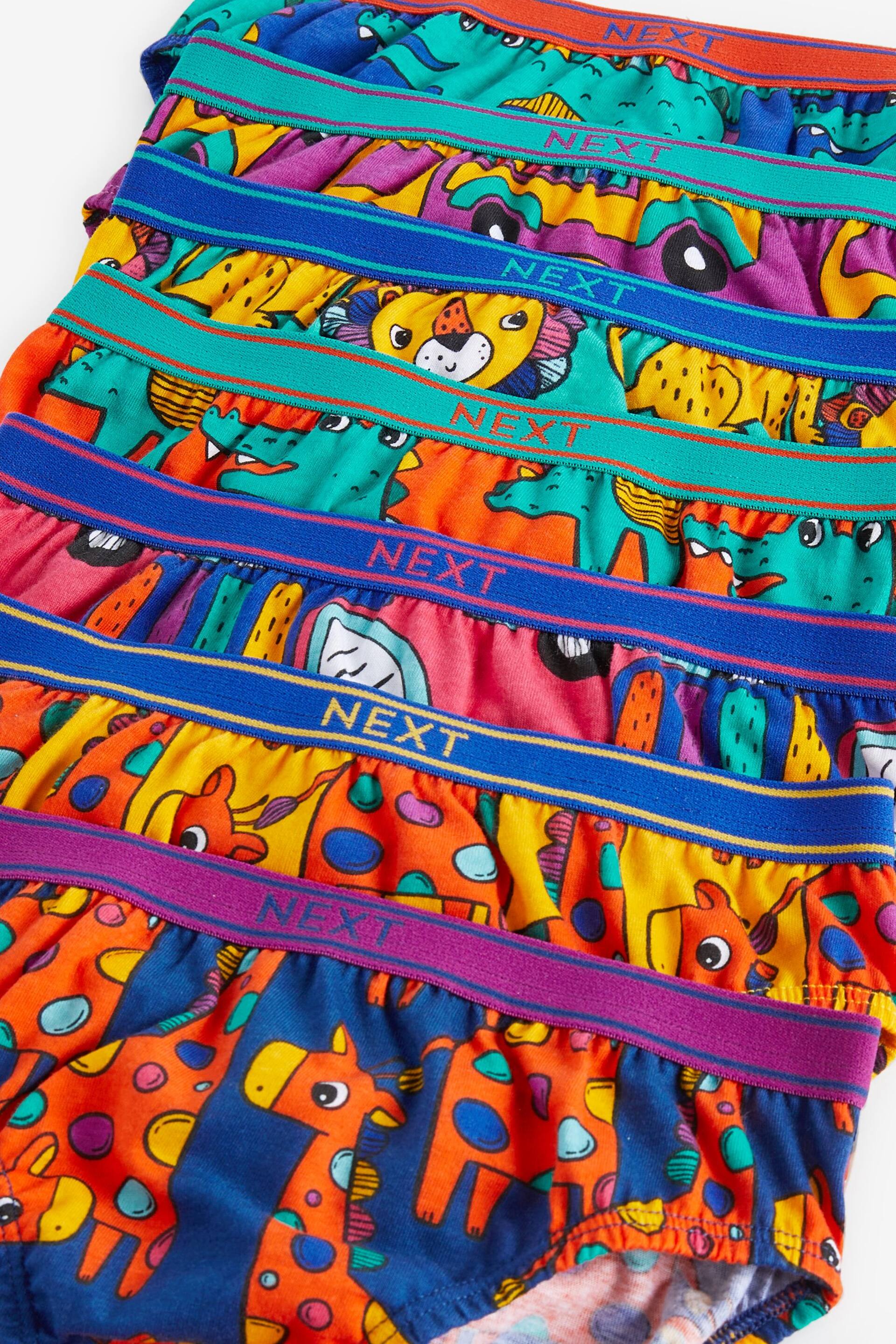 Bright Animals Briefs 7 Pack (1.5-10yrs) - Image 3 of 3