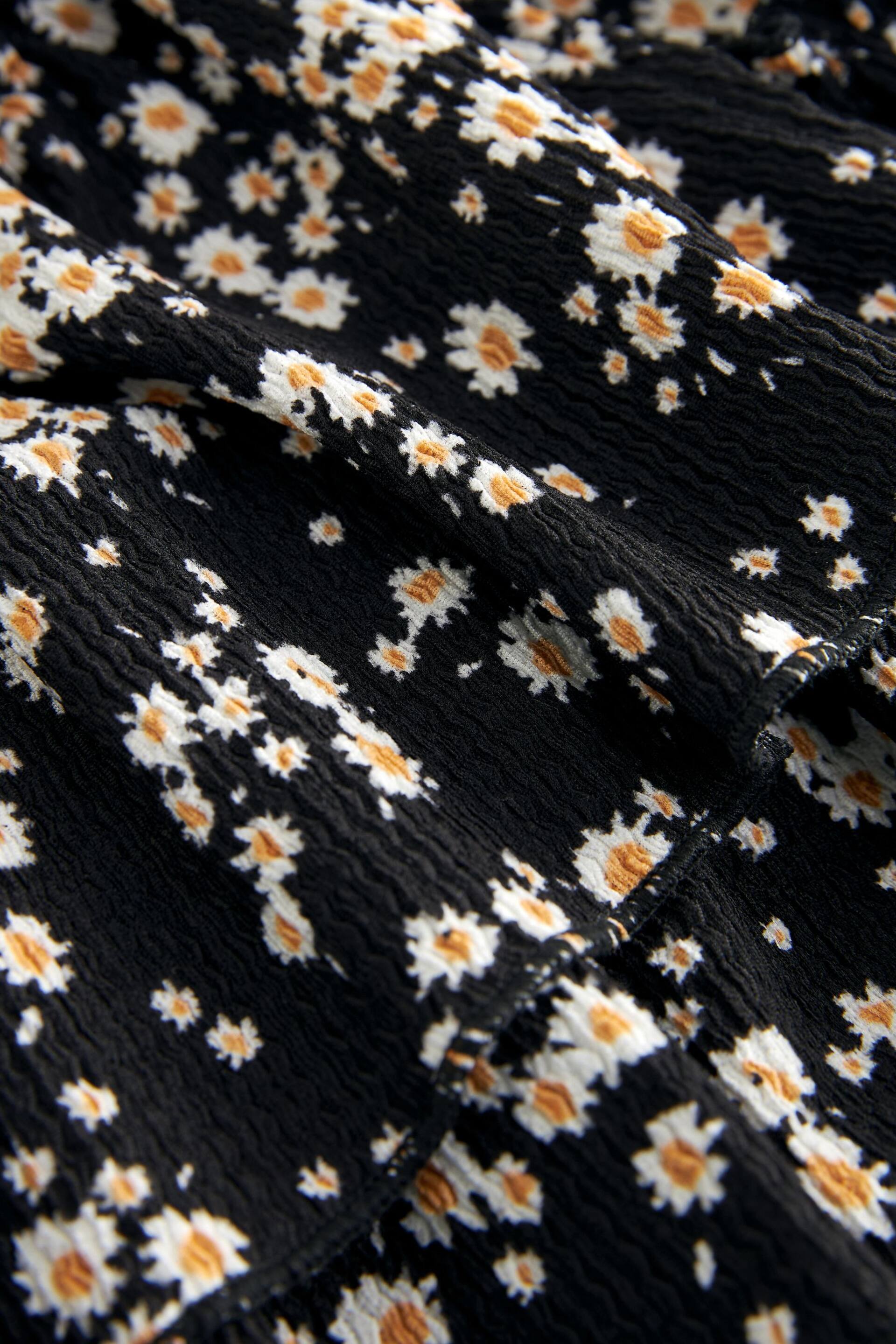 Black Floral Ditsy Wrap Skirt (3-16yrs) - Image 7 of 7