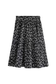 Black/White Texture Printed Midi Skirt (3-16yrs) - Image 5 of 7