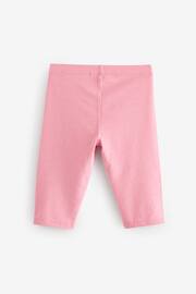 Pink/ Black Lime Green Bright Tropical Cropped Leggings 4 Pack (3-16yrs) - Image 6 of 7