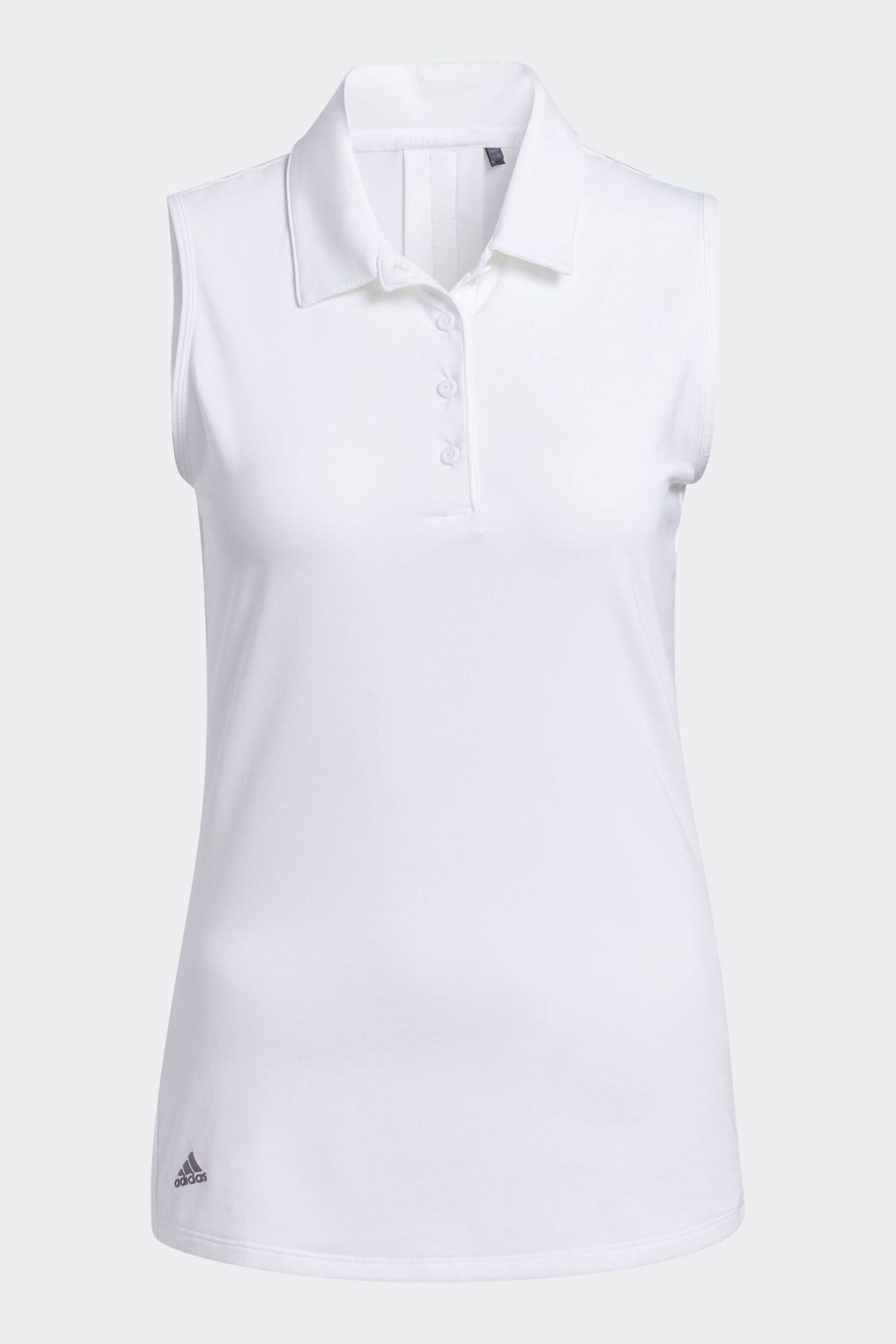 adidas Golf Ultimate 365 Solid Sleeveless Polo Shirt - Image 1 of 1