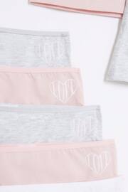 River Island Pink Girls Vests And Briefs 10 Piece Set - Image 2 of 3