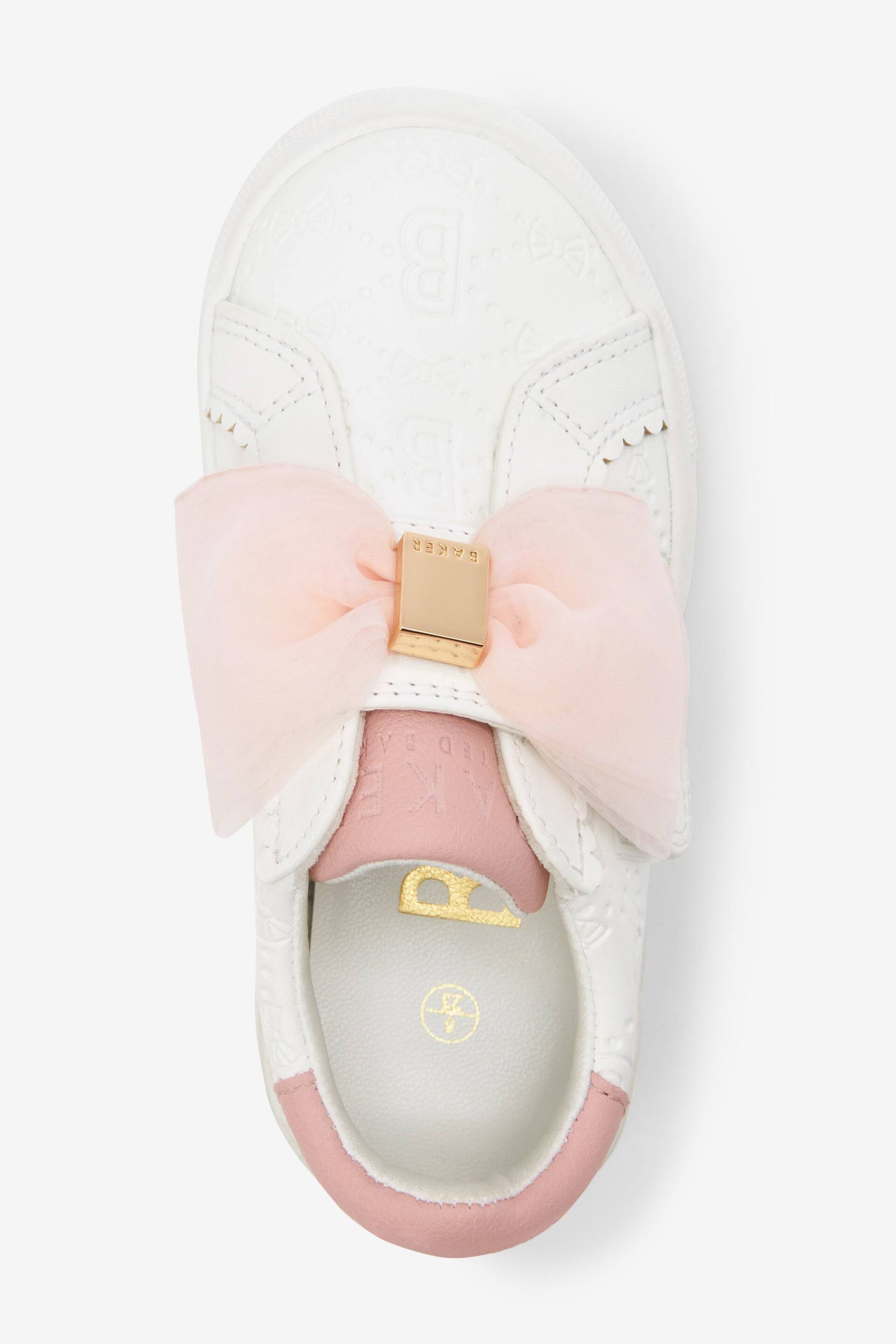 Baker by Ted Baker Organza Bow Trainers - Image 3 of 5