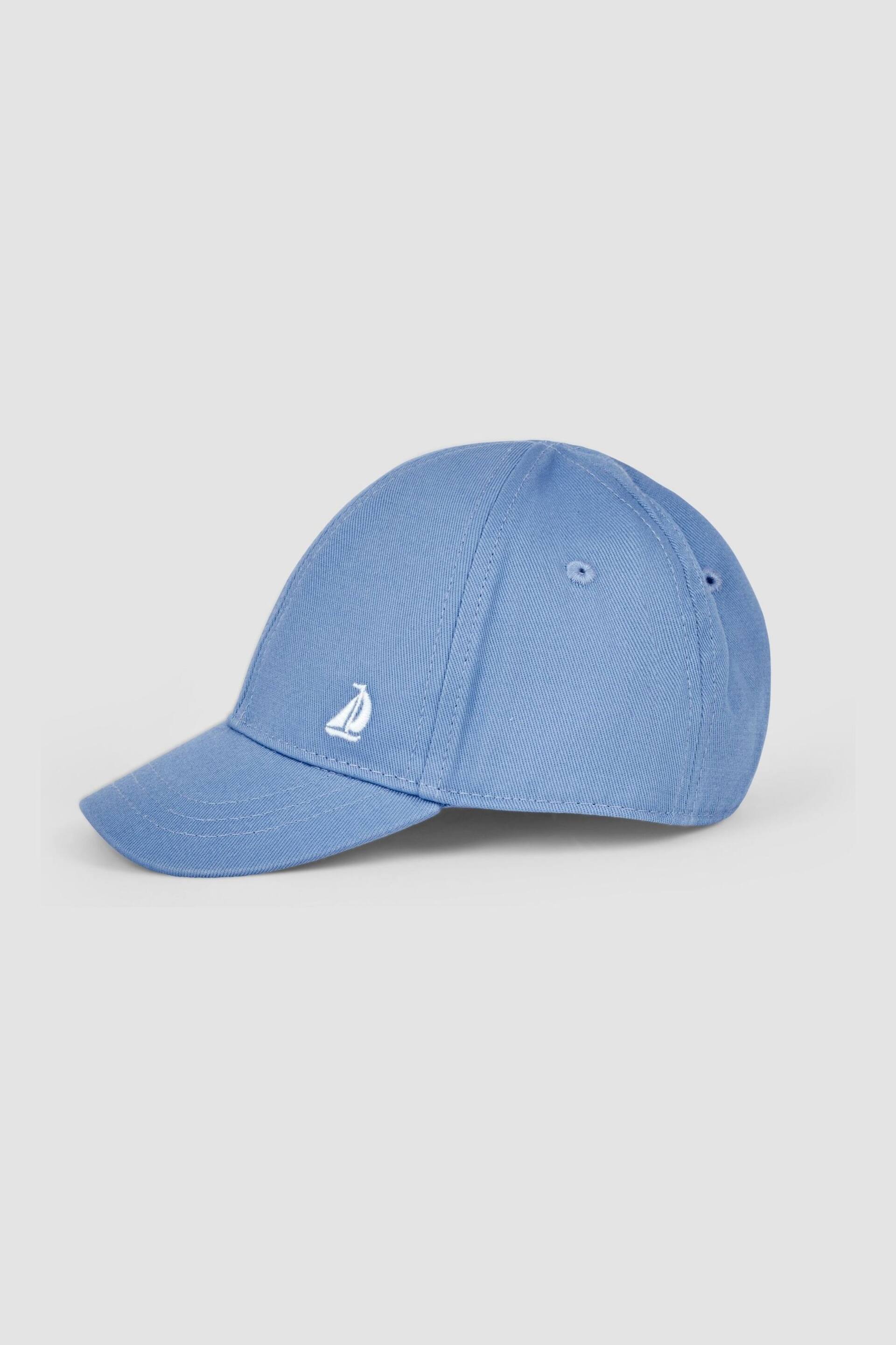 JoJo Maman Bébé Blue Baseball Cap - Image 3 of 3