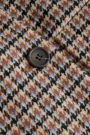 Brown Heritage Check Overcoat - Image 7 of 7