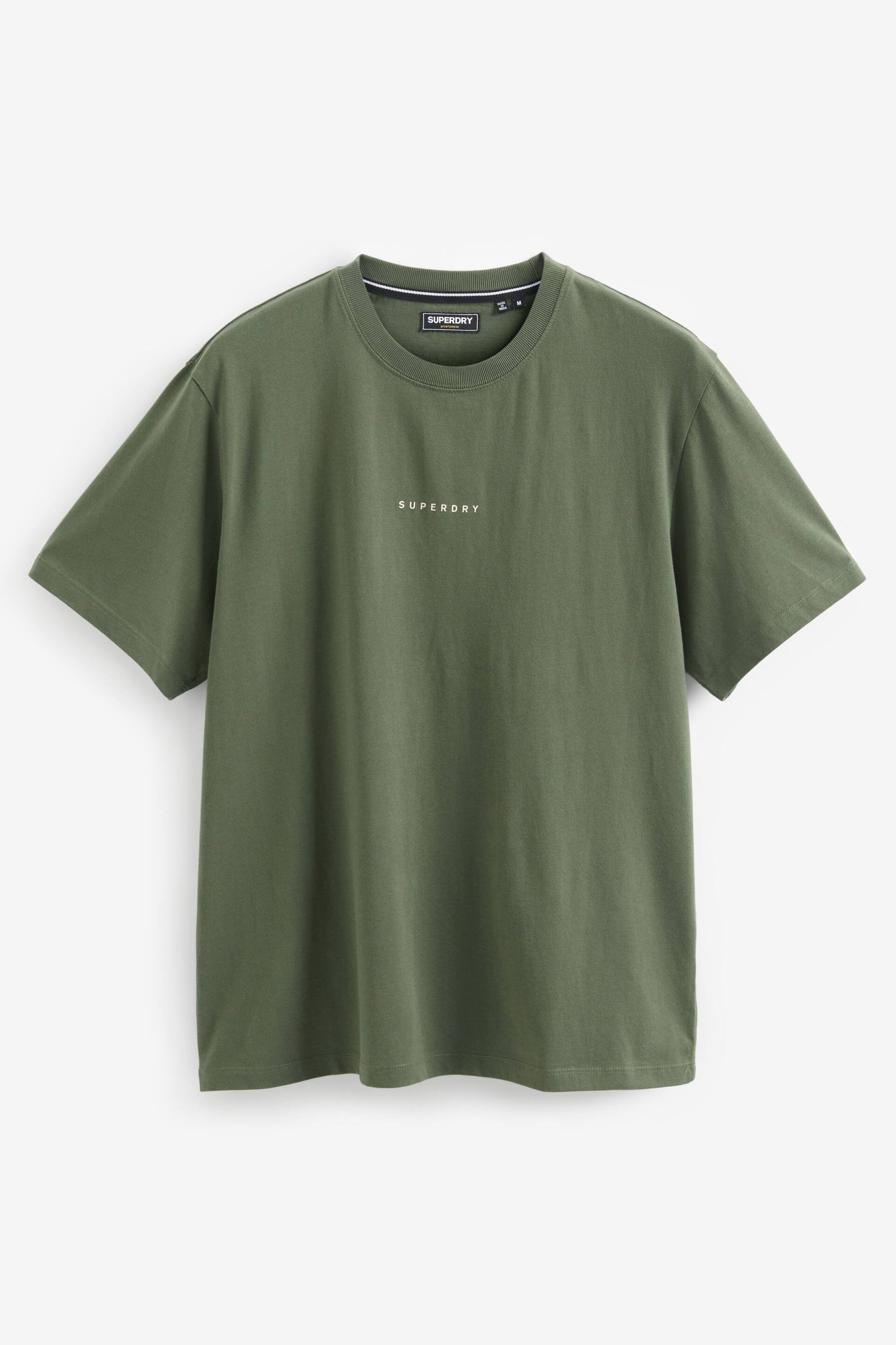 Superdry Green Code Surplus Logo Oversized Relaxed Fit T-Shirt - Image 3 of 5