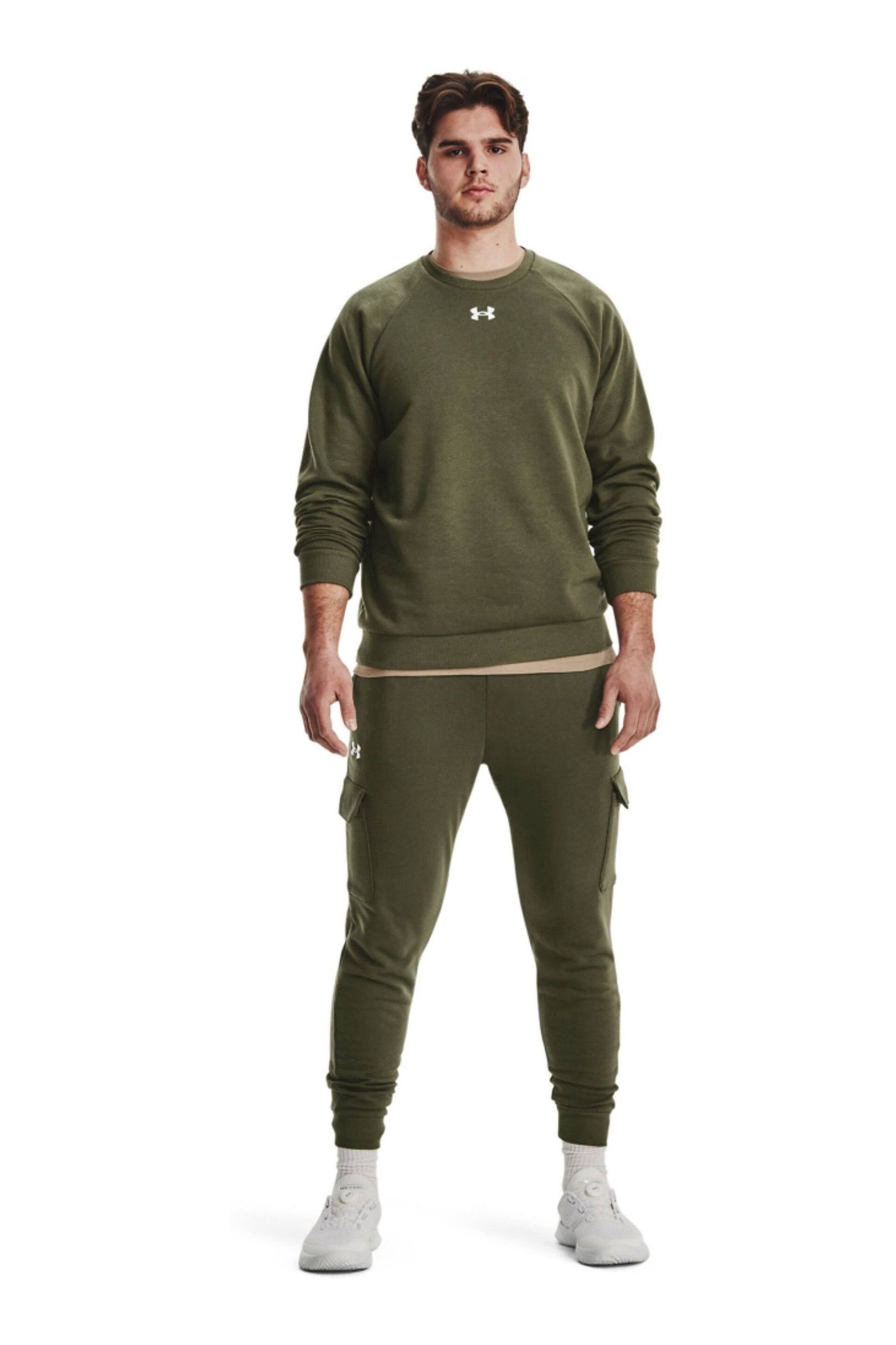 Under Armour Green Rival Sweatshirt - Image 3 of 6