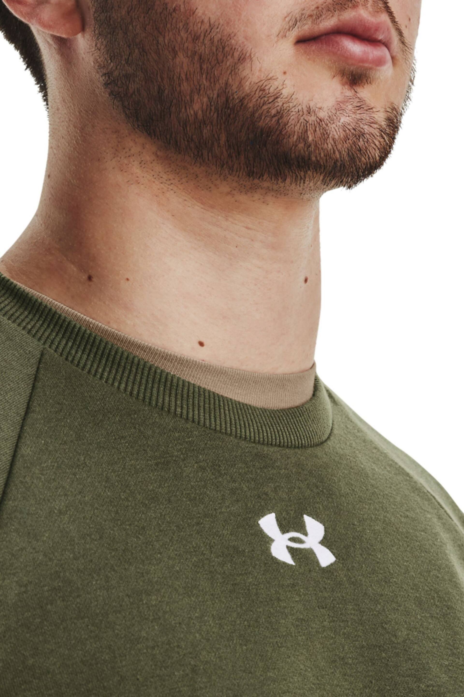 Under Armour Green Rival Sweatshirt - Image 4 of 6