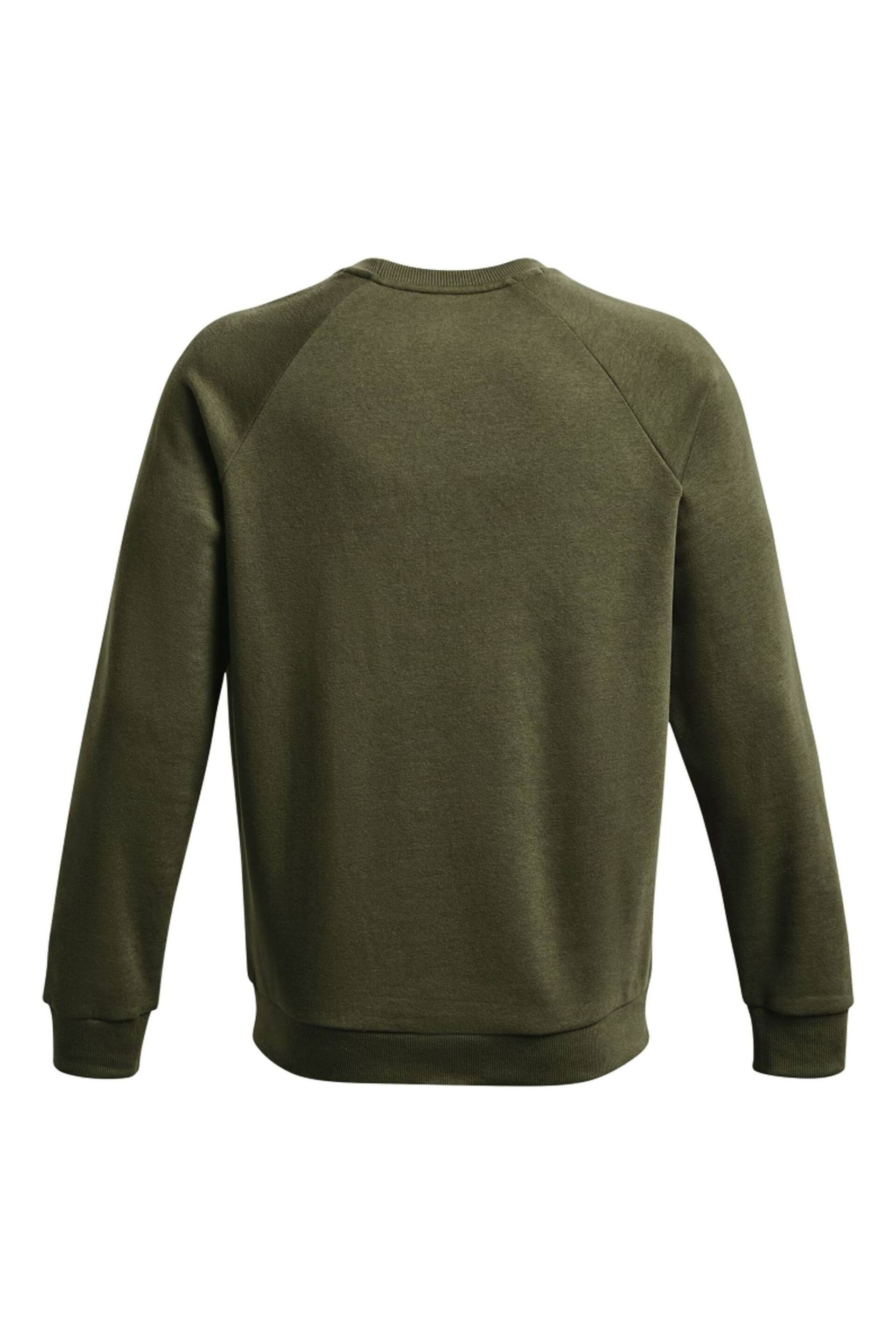 Under Armour Green Rival Sweatshirt - Image 6 of 6