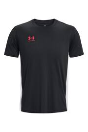 Under Armour Black/Red Challenger Train Short Sleeve T-Shirt - Image 5 of 6