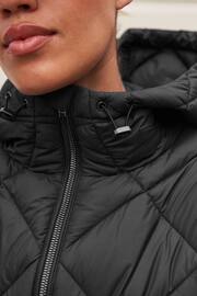 Black Quilted Lightweight Jacket - Image 4 of 6