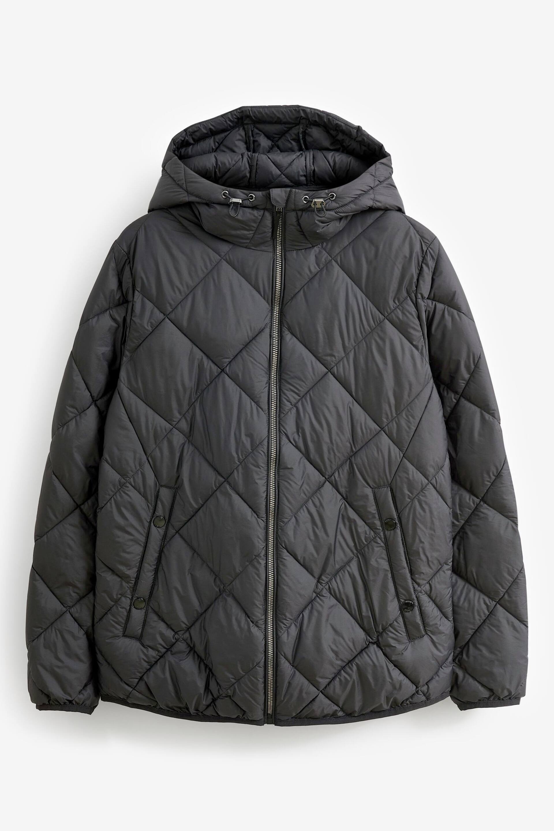 Black Quilted Lightweight Jacket - Image 5 of 6