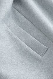 Light Grey Double Breasted Epsom Overcoat - Image 11 of 11