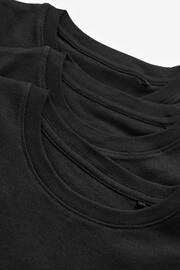 Black Short Sleeve Vest 3 Pack (1.5-16yrs) - Image 3 of 3
