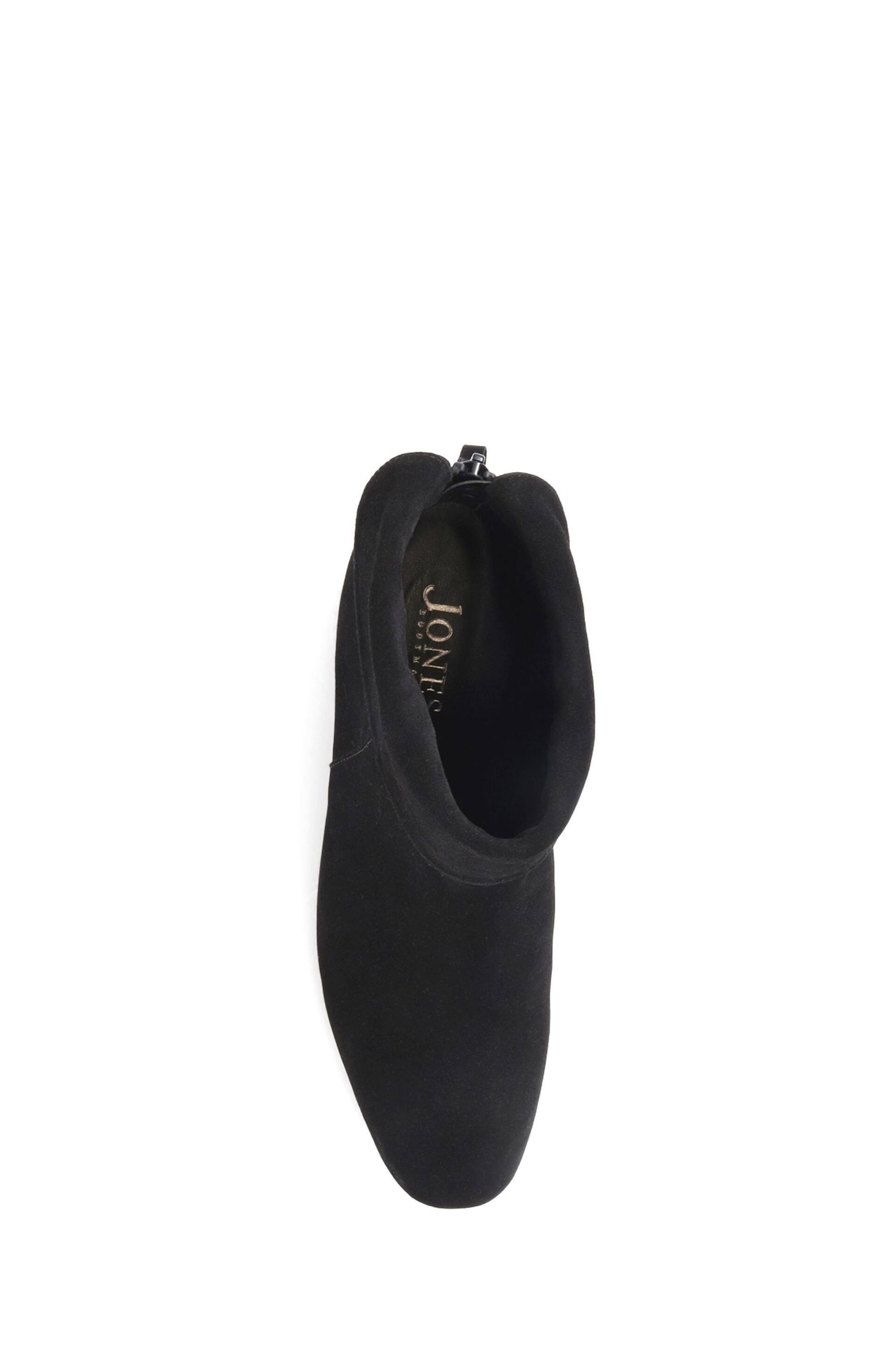 Jones Bootmaker Black Lylah Heeled Suede Ankle Boots - Image 5 of 6