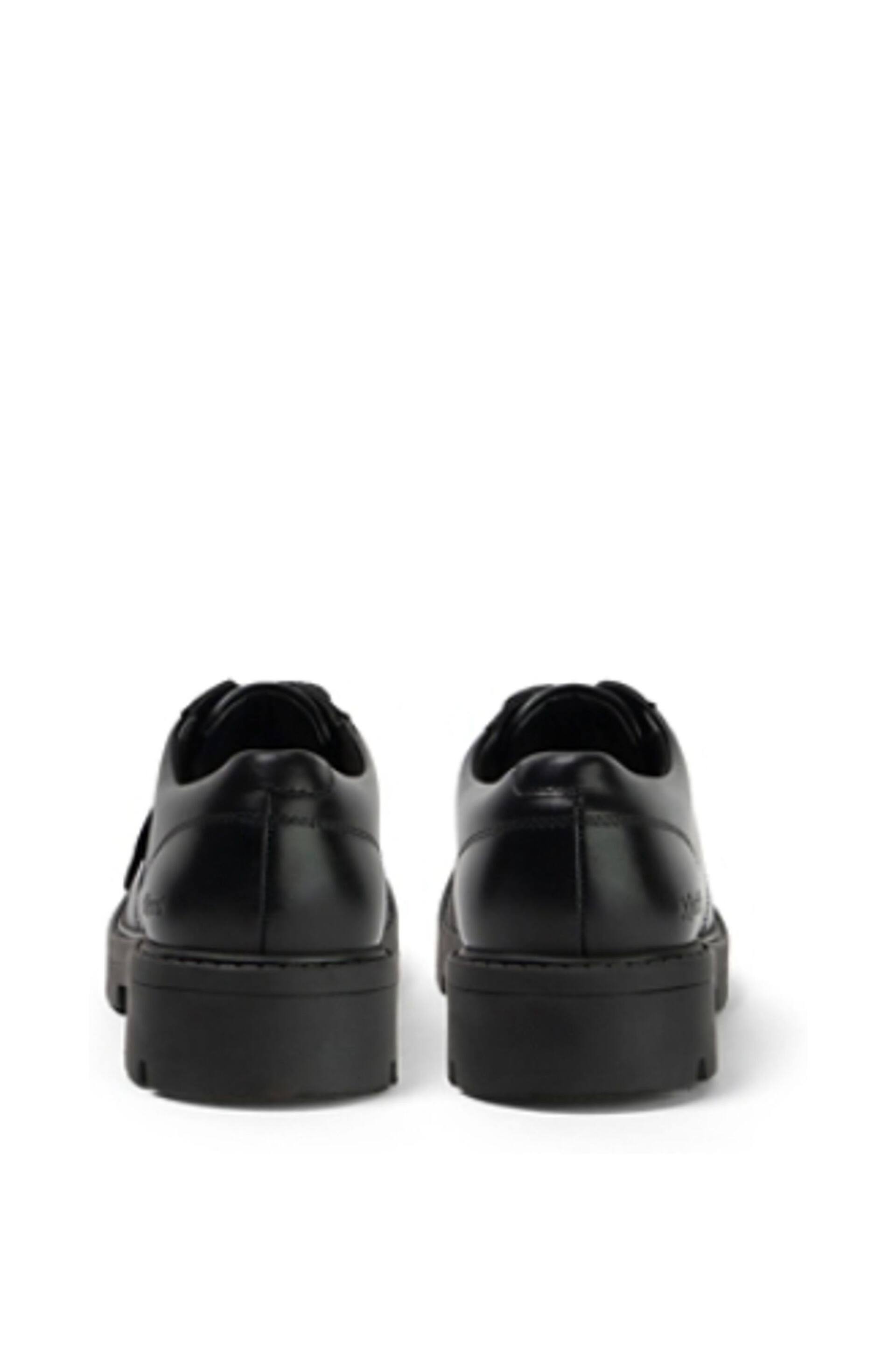 Kickers Womens Black Kori Leather Lace Shoes - Image 4 of 8