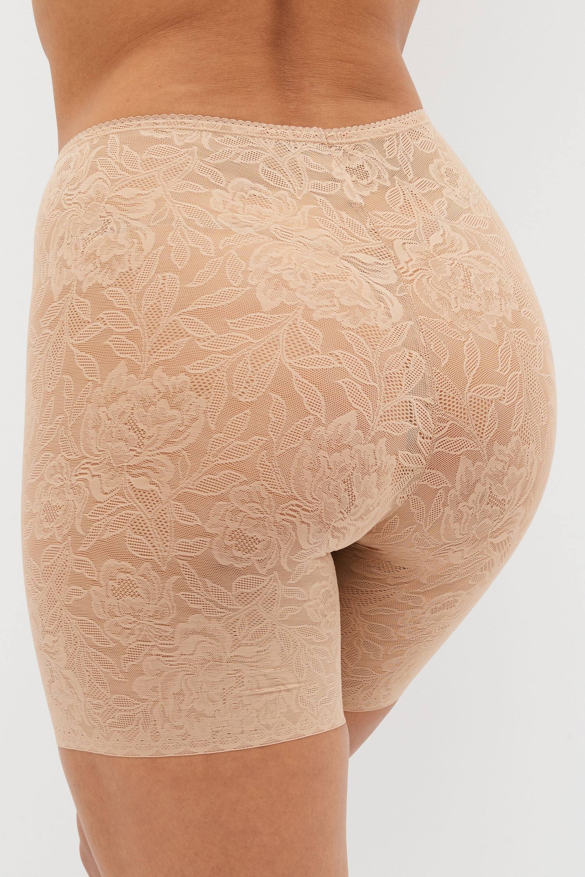 Nude Smoothing Lace Shorts - Image 2 of 4