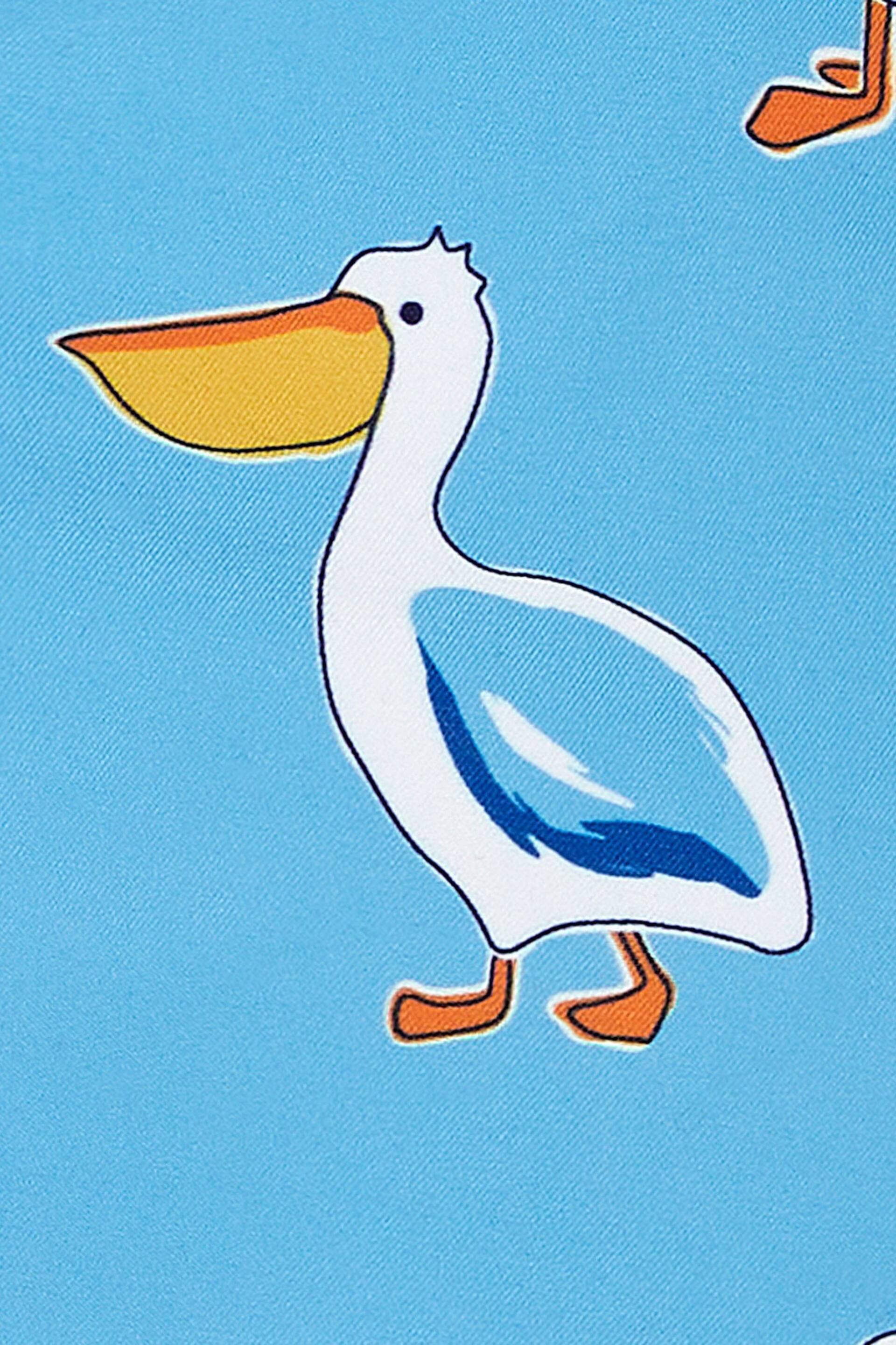 JoJo Maman Bébé Blue Pelican No Nappy Swim Shorts - Image 3 of 3