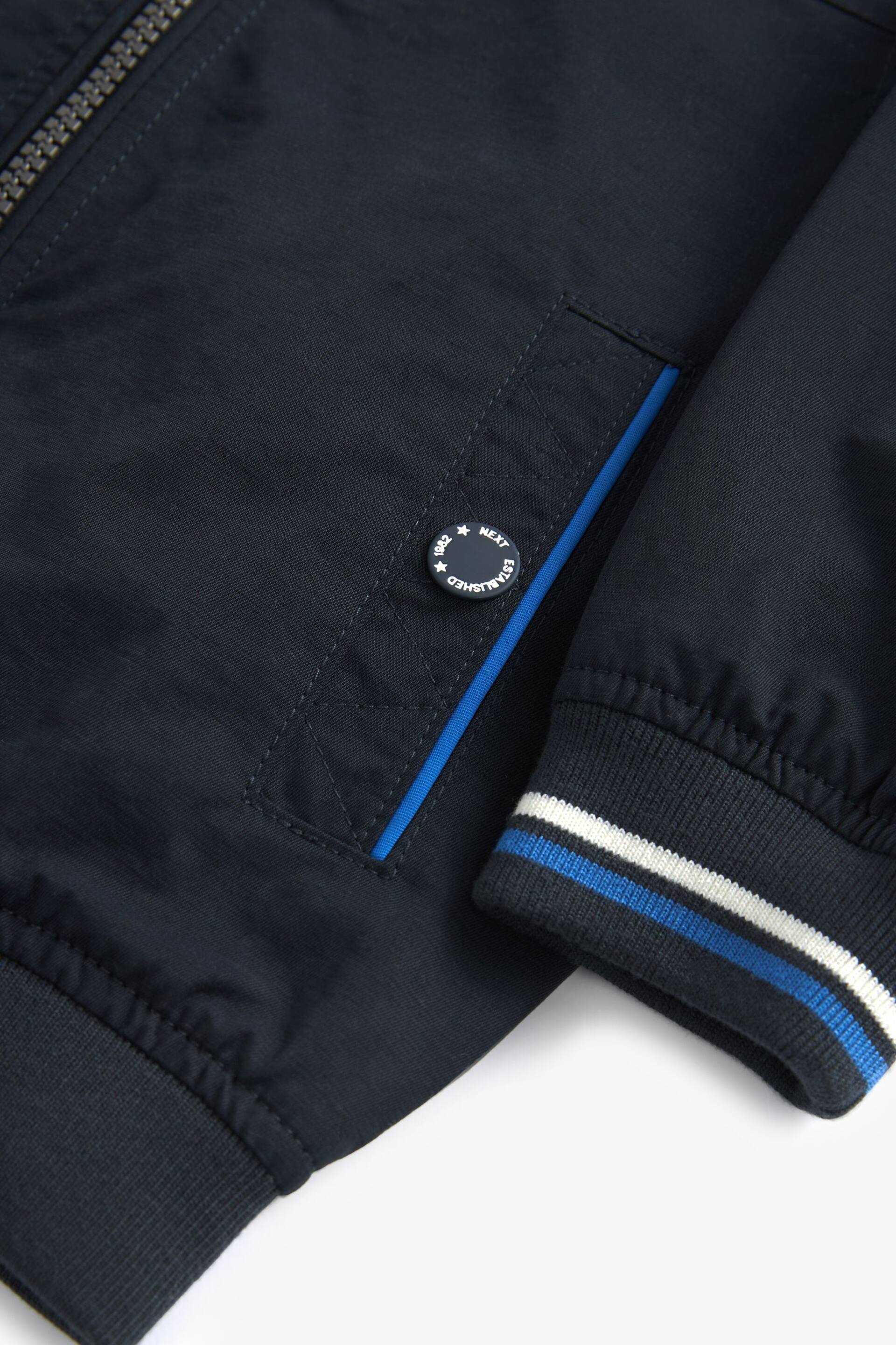 Navy Blue Smart Harrington Jacket (3mths-7yrs) - Image 7 of 7