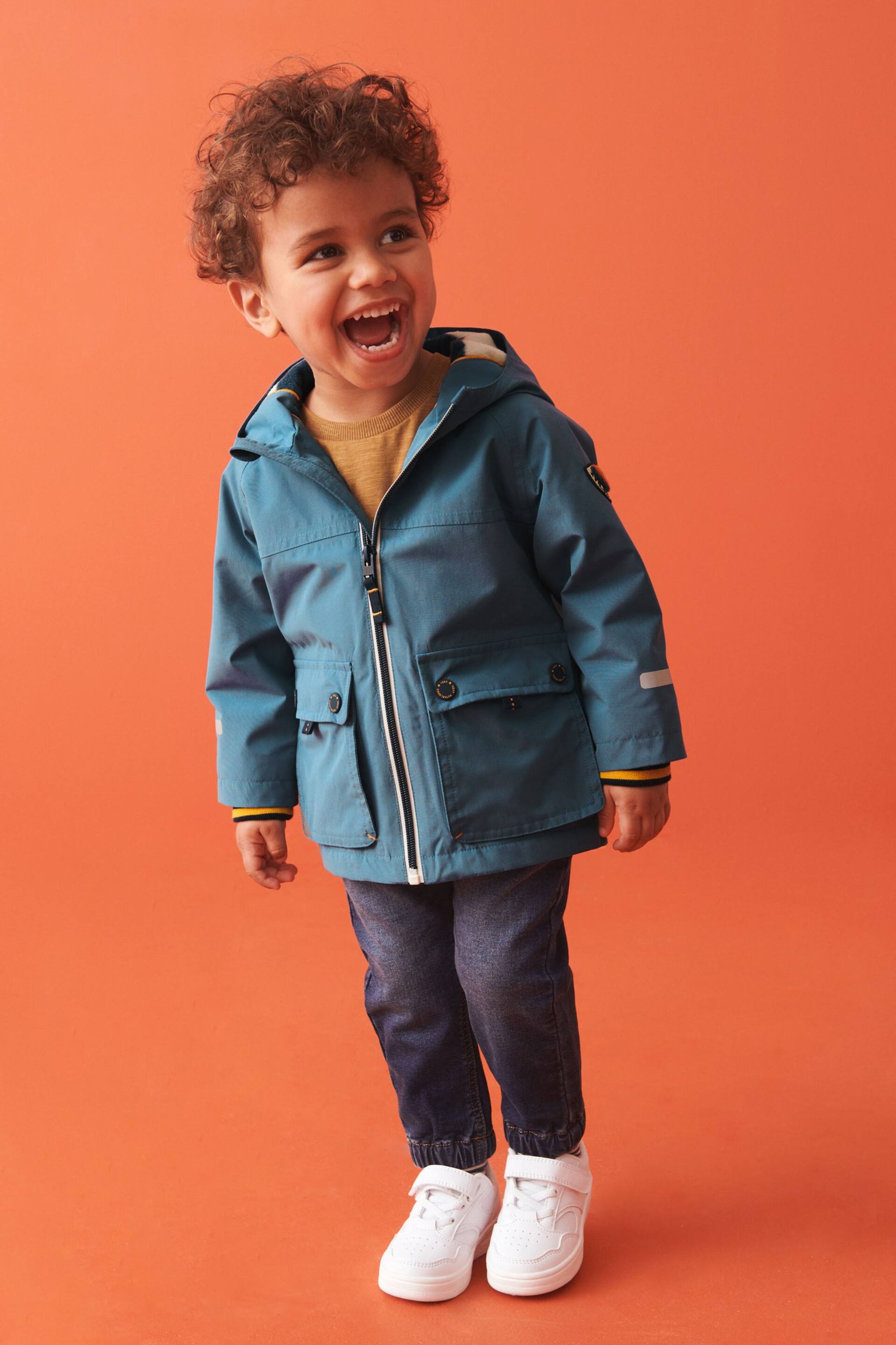 Blue Waterproof Coat (3mths-7yrs) - Image 3 of 14