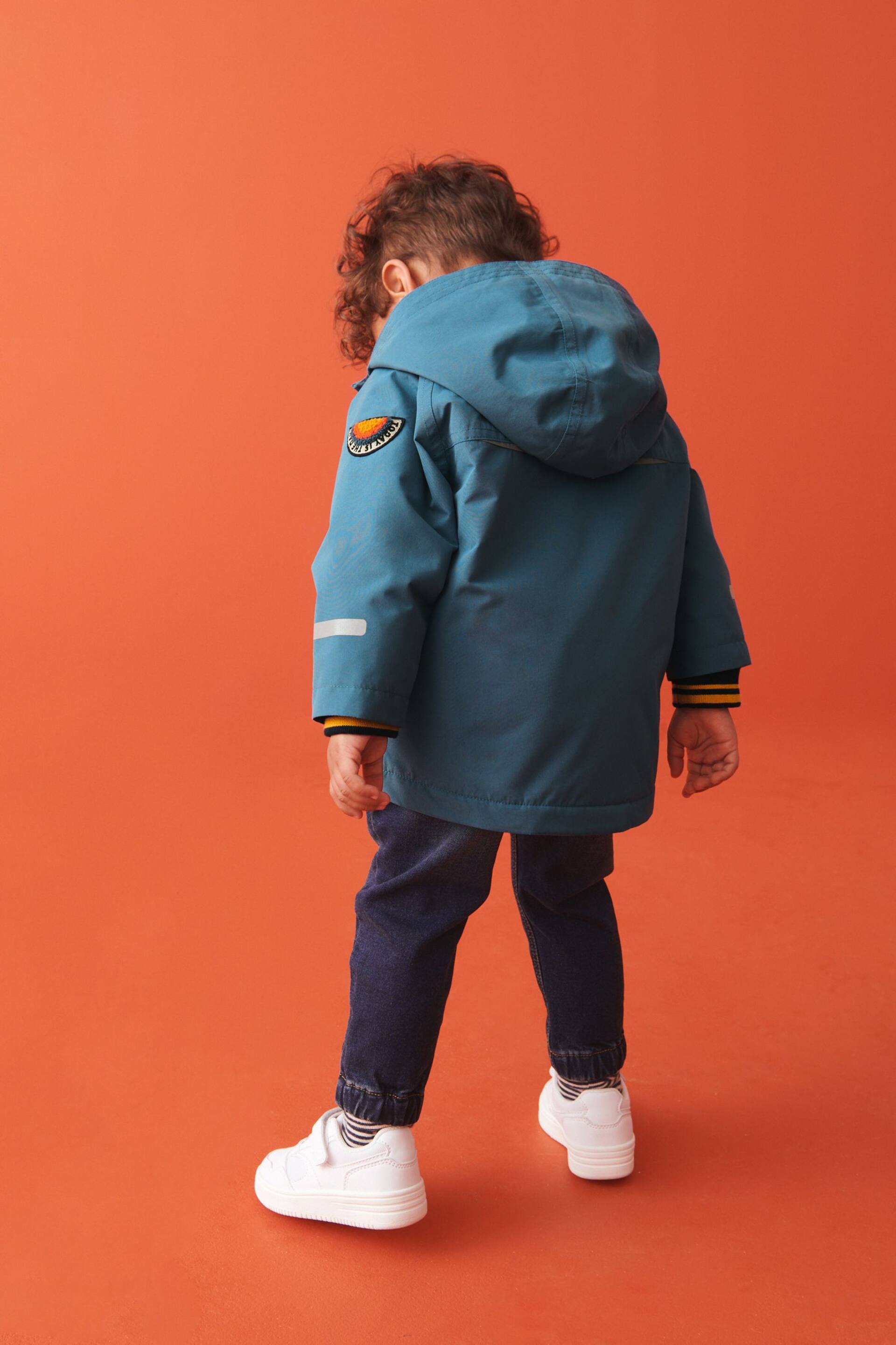 Blue Waterproof Coat (3mths-7yrs) - Image 4 of 14