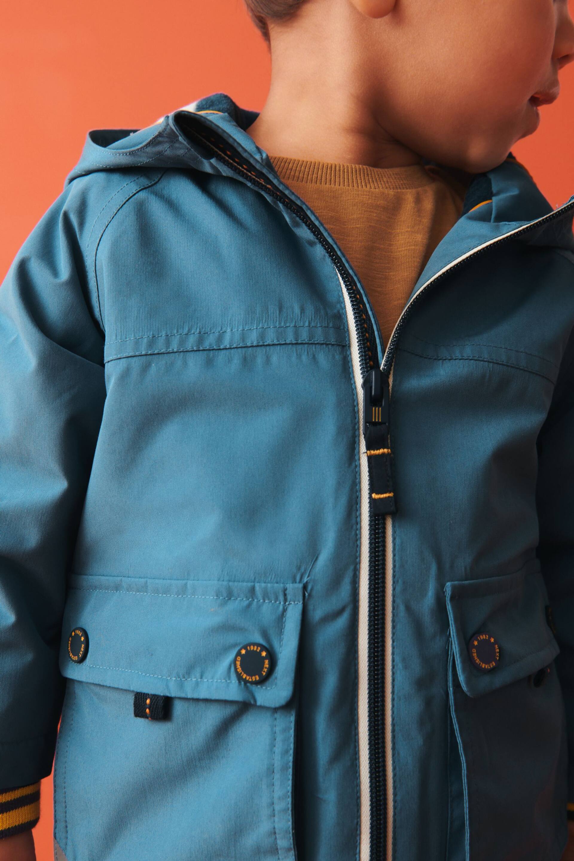 Blue Waterproof Coat (3mths-7yrs) - Image 9 of 14