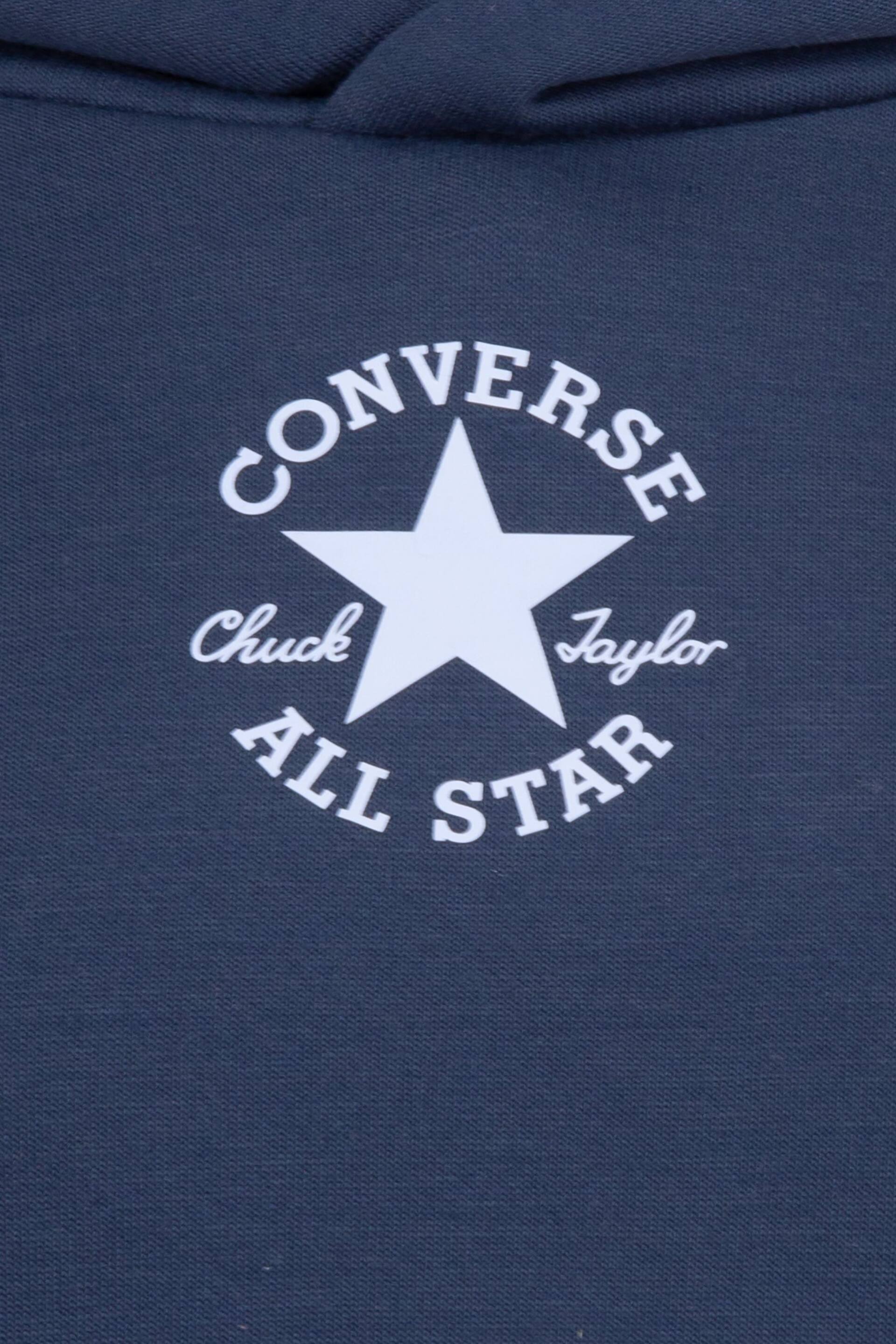 Converse Navy Logo Hoodie - Image 4 of 4