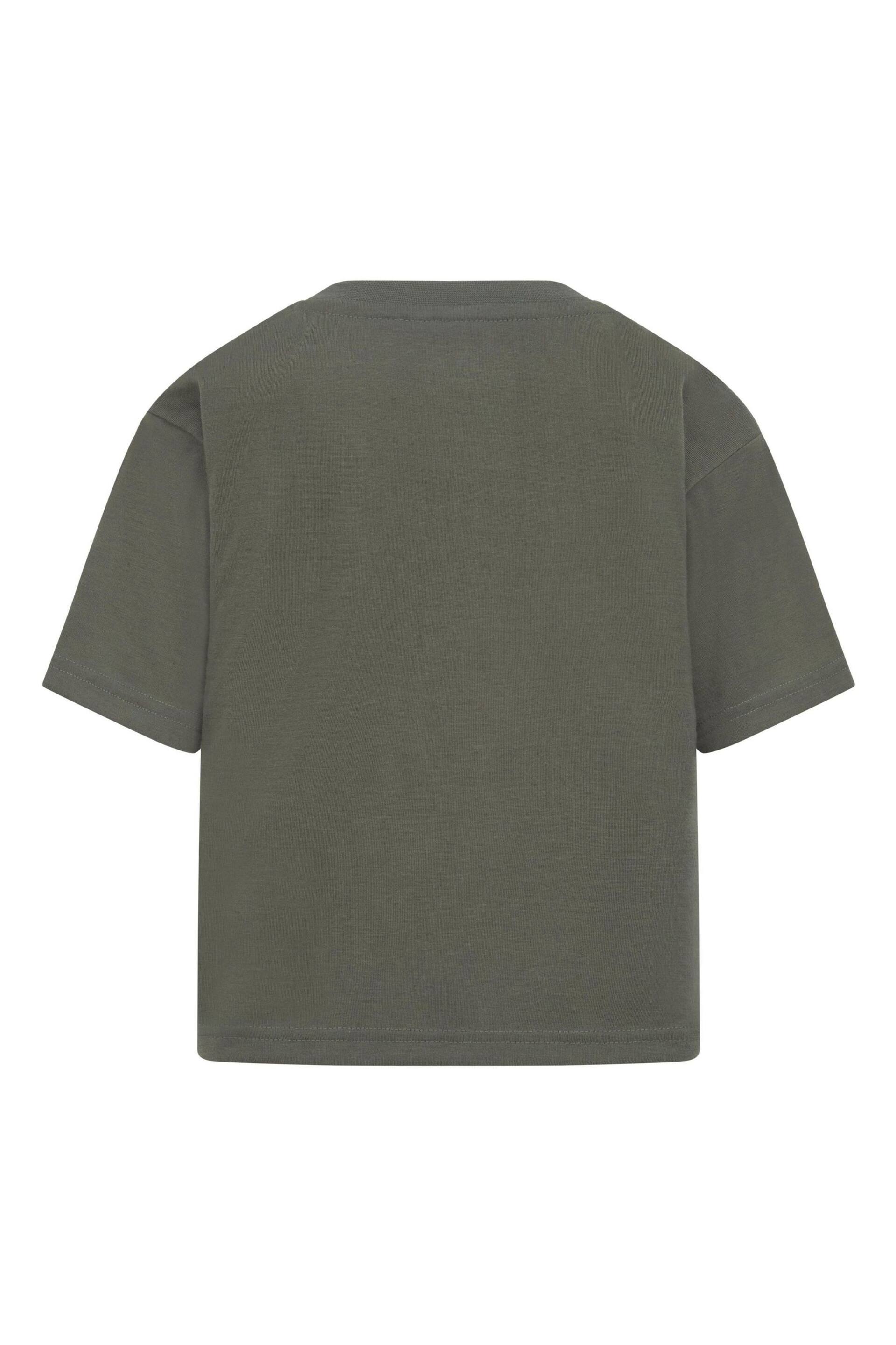 Converse Khaki Green Oversized Chuck Patch Boxy T-Shirt - Image 2 of 3