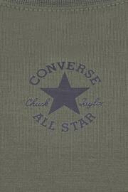 Converse Khaki Green Oversized Chuck Patch Boxy T-Shirt - Image 3 of 3