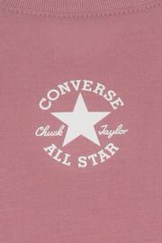 Converse Pink Oversized Chuck Patch Boxy T-Shirt - Image 3 of 4