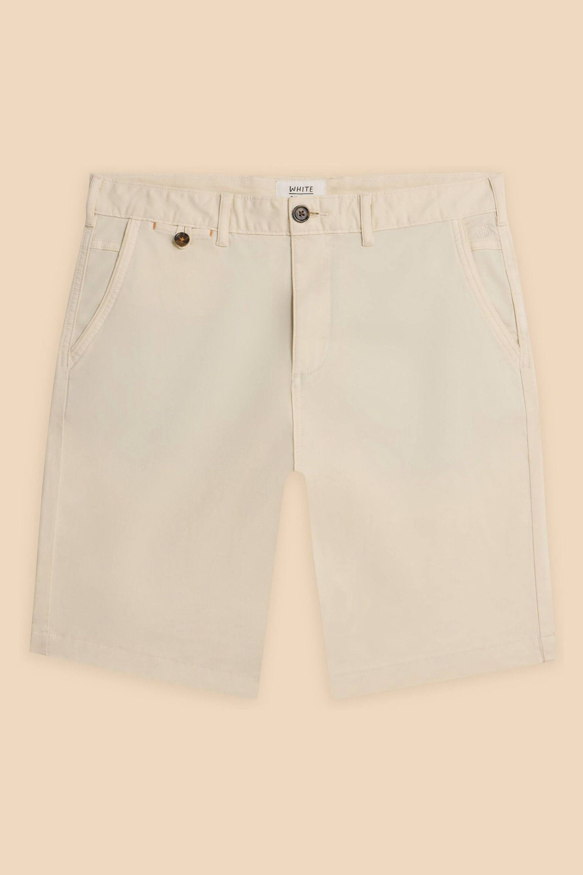 White Stuff White Sutton Organic Chino Shorts - Image 6 of 6