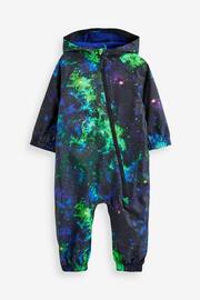 Galaxy Print Waterproof Fleece Lined Puddlesuit (3mths-7yrs) - Image 5 of 7