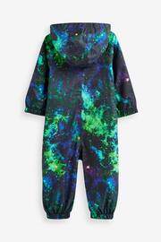 Galaxy Print Waterproof Fleece Lined Puddlesuit (3mths-7yrs) - Image 6 of 7