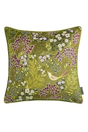Sara Miller Green Songbird Cushion - Image 4 of 5