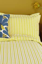 Orla Kiely Yellow Tiny Stem Duvet Cover and Pillowcase Set - Image 2 of 4