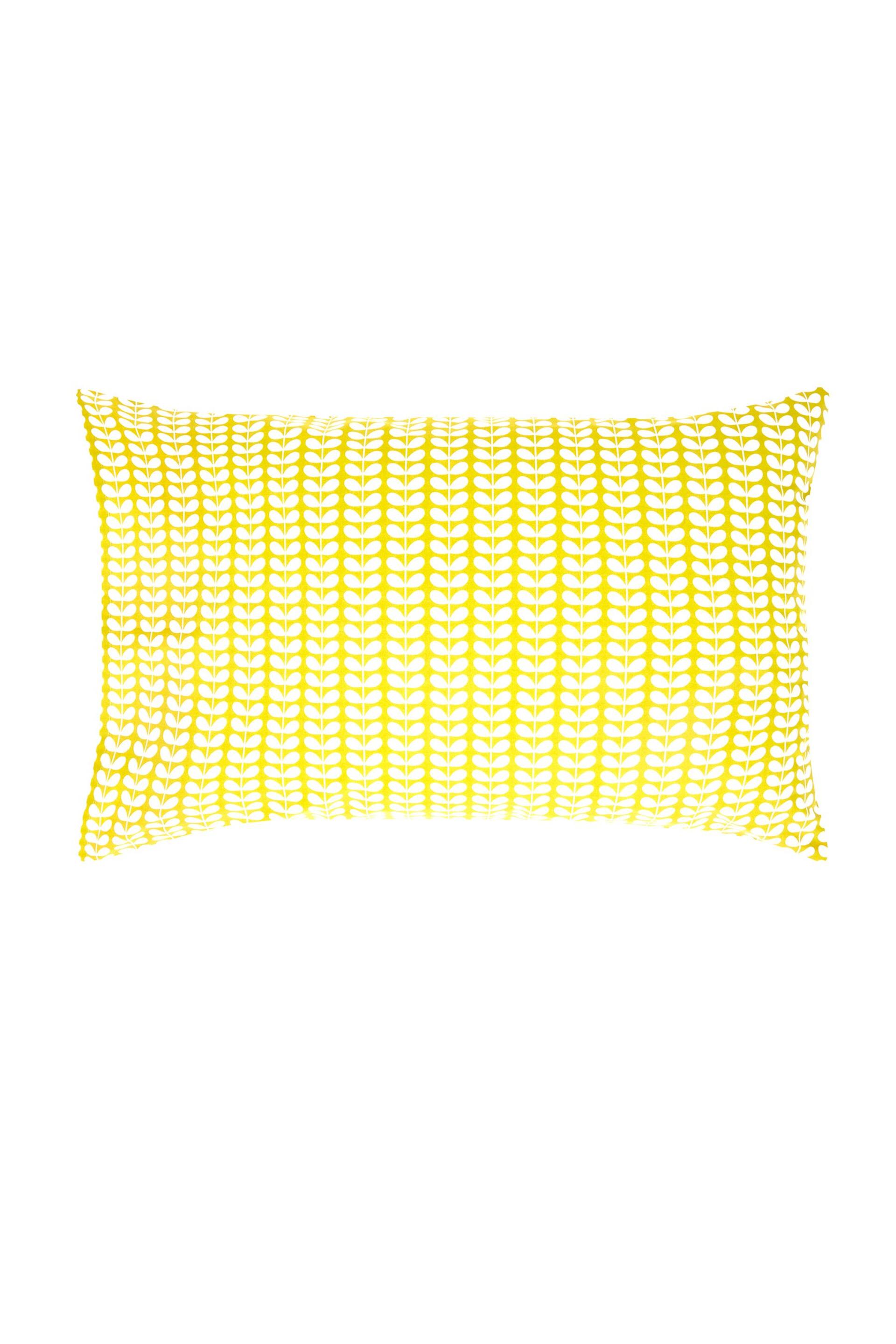 Orla Kiely Yellow Tiny Stem Duvet Cover and Pillowcase Set - Image 4 of 4