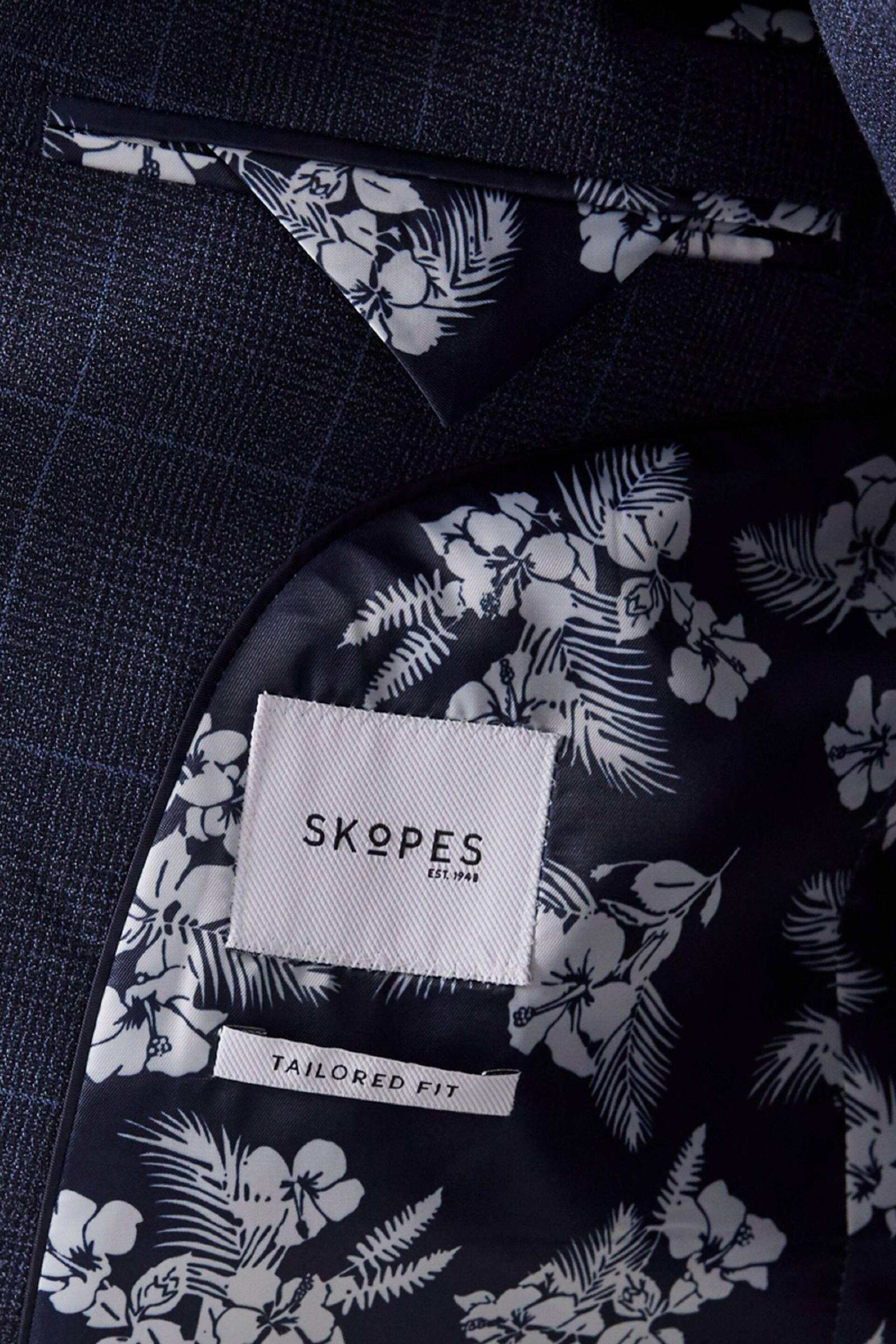 Skopes Anello Check Tailored Fit Suit Jacket - Image 4 of 4