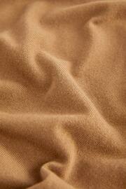 Camel Brown Regular Knitted Long Sleeve Polo Shirt - Image 7 of 7