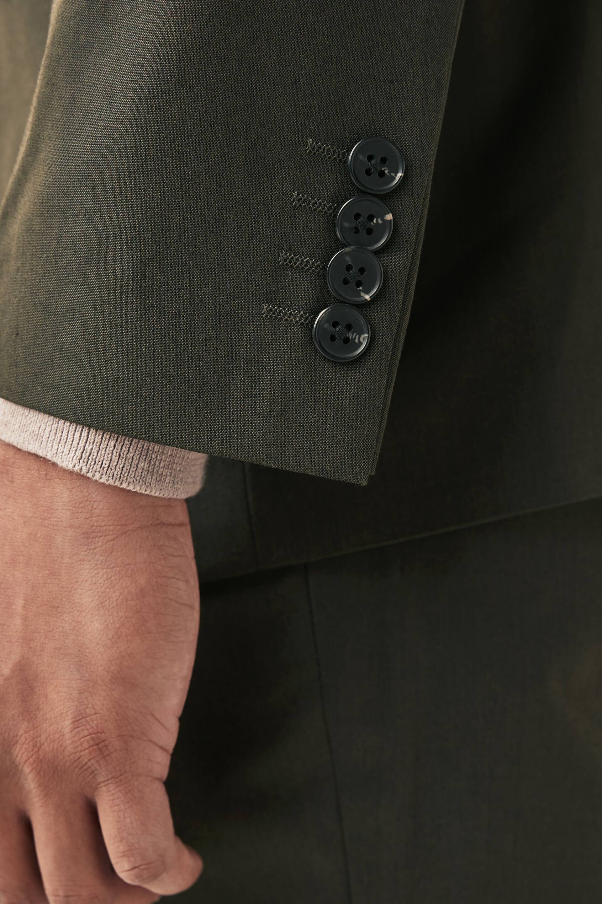 Green Two Button Suit Jacket - Image 4 of 10